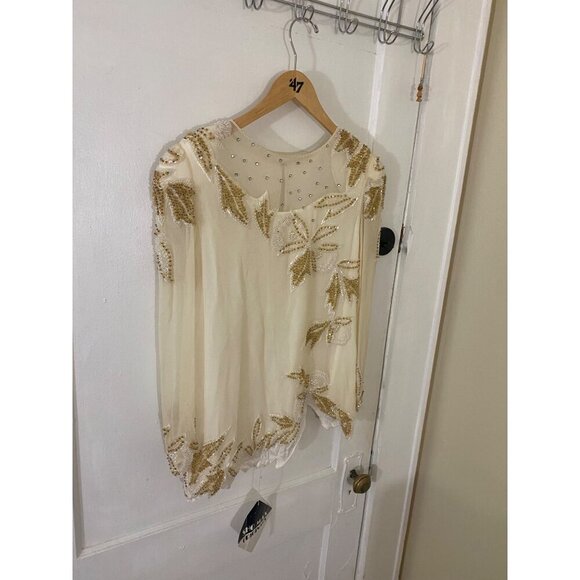 NWT DeadStock Sho Max Origionals Beaded Long Sleeve Top - Small/Medium - Picture 5 of 16